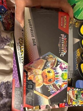 Prismatic Evolutions Surprise Box - Black & Multicolor Eevee Design